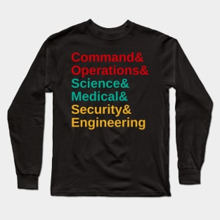 Starfleet Divisions - 2380s Edition Long Sleeve T-Shirt